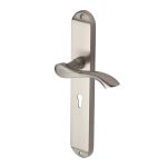 Heritage Brass - Algarve Long Door Handle on Plate