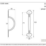 Anvil Gothic D Handle