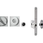 Jedo Bathroom Lock C/W Square Furniture