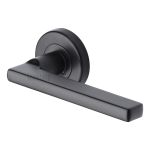 Sorrento - Vector Door Handle on Round Rose