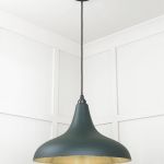 Smooth Brass Frankley Pendant in Dingle