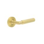 Burlington Piccadilly Knurled Door Handles On Rose