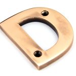 From The Anvil Polished Bronze Letter