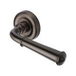 Heritage Brass - Colonial Door Handle on Round Rose