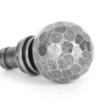 Anvil Hammered Ball Curtain Finial (pair)