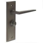 Burlington Mayfair Door Handles On Back Plate with Turn & Release
