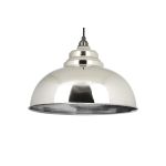 Hammered Nickel Harborne Pendant