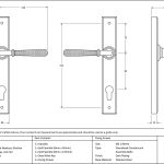 Anvil Hammered Newbury Lever Set