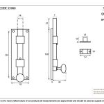 Anvil Slide Knob Bolt