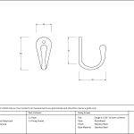 Anvil Celtic Single Robe Hook