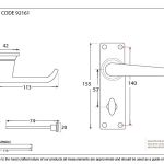 Anvil Black Deluxe Lever Set