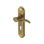 Heritage Brass - Verona Small Door Handle on Plate