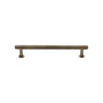 Heritage Brass - Knurled Cabinet Pull Handle with Rose