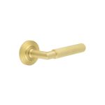 Burlington Piccadilly Knurled Door Handles On Rose