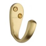 Heritage Brass - Curved Single Robe Hook