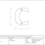 From The Anvil Satin Chrome Letter