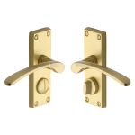 Heritage Brass - Sophia Short Door Handle on Plate