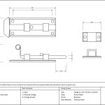 Anvil Fishtail Door Bolt