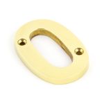 From The Anvil Polished Brass Numeral