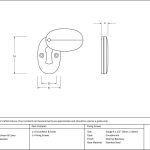 From The Anvil Oval Escutcheon & Cover