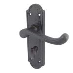 Antique Turnberry Suite Lever on Back Plate