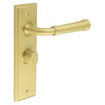 Burlington Highgate Door Handles On Back Plate with Turn & Release