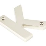 From The Anvil Polished Nickel Letter