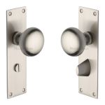 Heritage Brass - Balmoral Door Knob on Plate