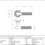 Anvil Brompton Lever on Rose Set (Beehive) - Unsprung