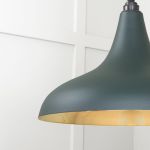 Smooth Brass Frankley Pendant in Dingle