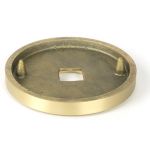 Satin Brass Brompton Centre Door Knob (Plain)