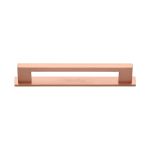 Heritage Brass - Metro Cabinet Pull Handle with Plate