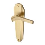 Heritage Brass - Waldorf Door Handle on Plate