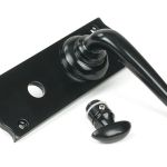 Black Oak Lever Bathroom Set
