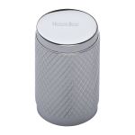 Heritage Brass - Cylindric Knurled Cabinet Knob