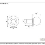 Ball Curtain Finial (pair)