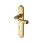 Heritage Brass - Charlbury Door Handle on Plate