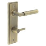 Burlington Westminster Door Handles On Back Plate with Turn & Release