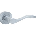 Turin Door Handles On Rose