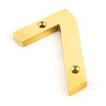 From The Anvil Polished Brass Numeral