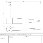 Beeswax Spike Pin (pair)