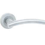 Curve Door Handles On Rose