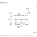 From The Anvil Prestbury Sash Hook Fastener