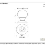 Anvil Anvil Ball Cabinet Knob