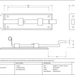 Anvil Fishtail Door Bolt