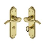 Heritage Brass - Verona Small Door Handle on Plate