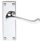 Victorian Scroll Lever on Backplate