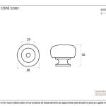 Anvil Elan Cabinet Knob