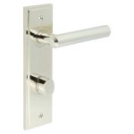 Burlington Richmond Door Handles On Back Plate with Turn & Release
