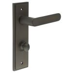 Burlington Kensington Door Handles On Back Plate with Turn & Release